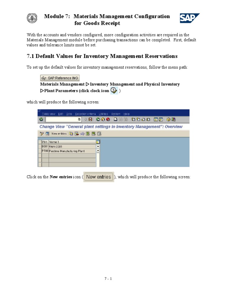 Materials Management Setup Guide | PDF | Engineering Tolerance | Receipt