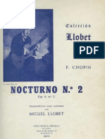 Chopin-Llobet. Nocturno Op. 9 Nº 2