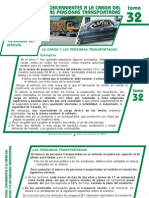 Tema 32 Factores Concernientes A La Carga Del Vehiculo y A Las Personas Transportadas