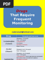 High-Risk Drug Therapy Monitoring List | PDF | Rtt | Health Care