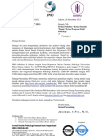 Jurnal Ilmiah Psikologi Industri Dan Organisasi (JPIO) Call For Papers