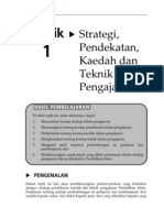 Topik 1 Strategi Pendekatan Kaedah Dan Teknik Pengajaran