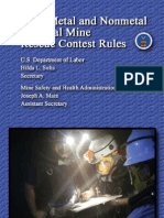 MSHA 2012 Mine Rescue Contest Rules
