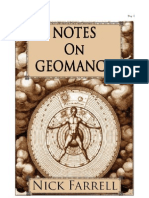 Notes On Geomancy