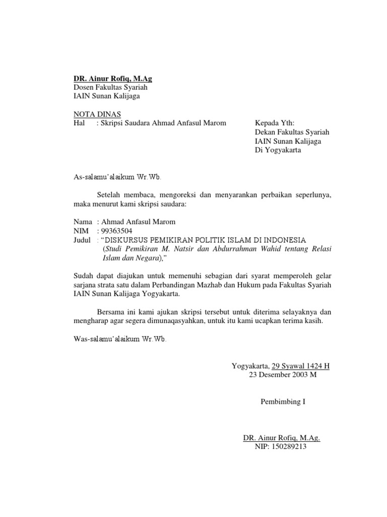 Diskursus Pemikiran Politik Islam Di Indonesia