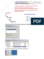 Utilisation - Stratégie de Groupe