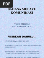 Bahasa Melayu Komunikasi