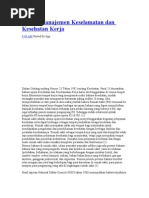 Download Manajemen Keselamatan Dan Kesehatan Kerja by aderisa_imoet SN117914469 doc pdf