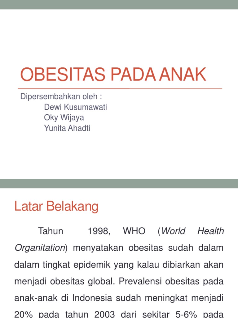 Obesitas Pada Anak