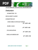 Download Ratio Analysis of Fauji Cement and Lucky Cement by sidra_ali SN11791914 doc pdf
