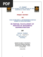 Download mba marketing project report by deepakpanwar007 SN117919733 doc pdf