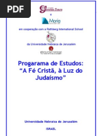 Fé Cristã a luz do Judaísmo