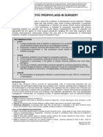 antibiotic prophylaxis in surgery 2012