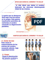 Hábitos que dañan el cerebro