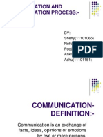 Communication and Communication Process