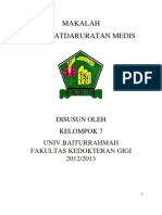 MAKALAH KEGAWATDARURATAN MEDIS