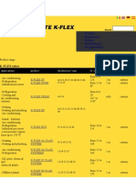 KFLEX product range sheet
