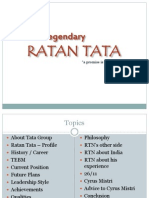The Legendary Ratan Tata