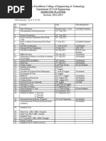 Semester Planner Civil