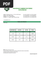 Travessas caminho ferro ecológicas 23-08-2011