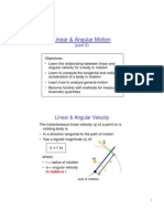 Linear & Angular Motion