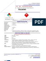 MSDS Tolueno