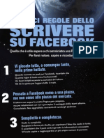 Infografica "Le 10 regole dello scrivere su Facebook"