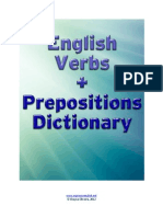 English Verbs + Prepositions Dictionary