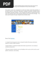 Hotel Management System Full With Tabels