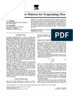 Two-phase flow patterns for evaporating flow