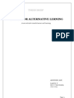 Thesis Brief - Forum For Alternative Learning