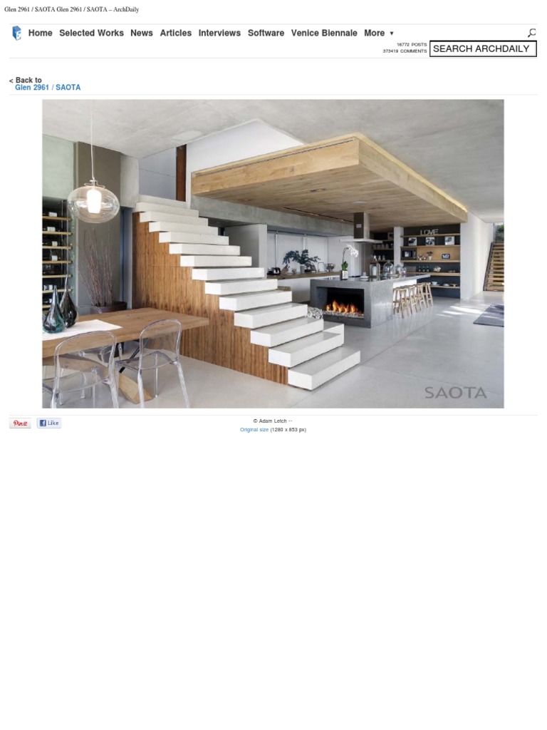 Glen 2961 House by SAOTA Design | PDF