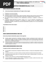 Questões de Direito Constitucional