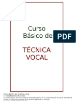 33603865 Curso Basico de Tecnica Vocal
