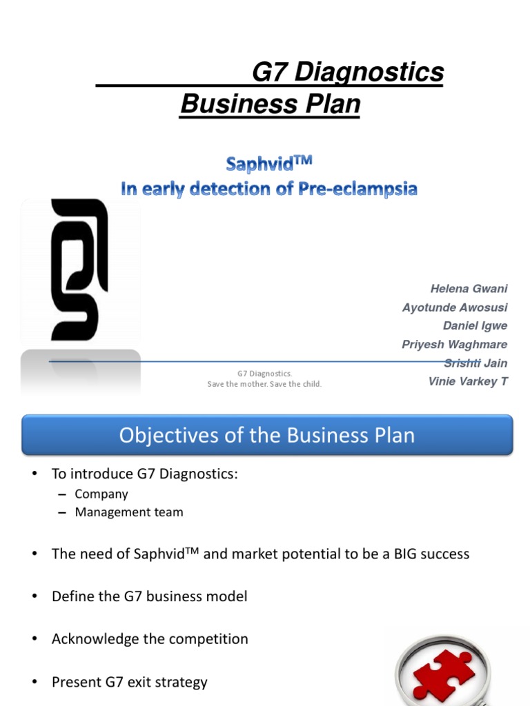 G7 Diagnostics Business Plan Download Free PDF Business Wellness
