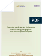 Formatos Curriculares y Pedagogicos