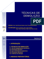 03 Técnicas de demolição