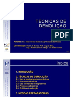 03 Técnicas de Demolição