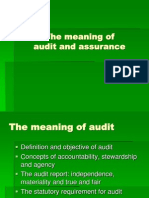 Audit and Assurance