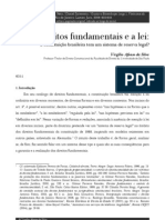 Os direitos fundamentais e a lei na Constituição brasileira