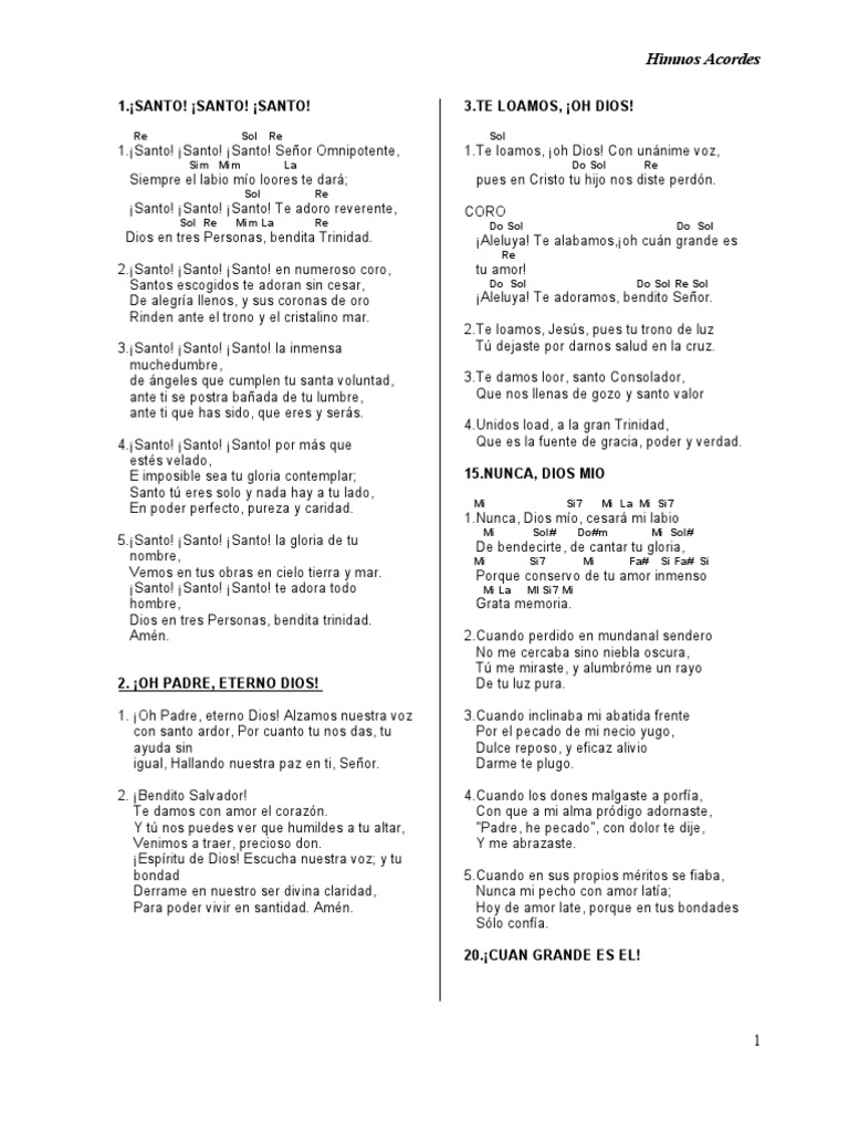 Acordes | PDF | Gracia en el cristianismo | Cristo (título), image size:768x1024