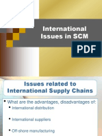 SCM - International Issues in SCM