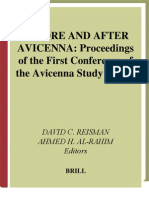 Before and After Avicenna Proceedings of The First Conference of The Avicenna Study Group Islamic Philosophy Theology and Science