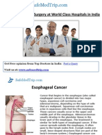 Esophageal Cancer Surgery in India