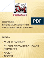Fatigue Management 15-10-2009