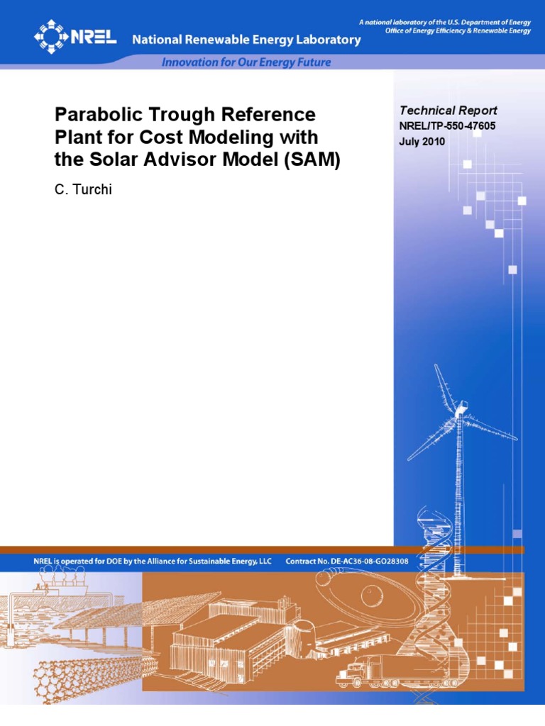Parabolic Trough Reference Plant For Cost Modeling With The Solar ...