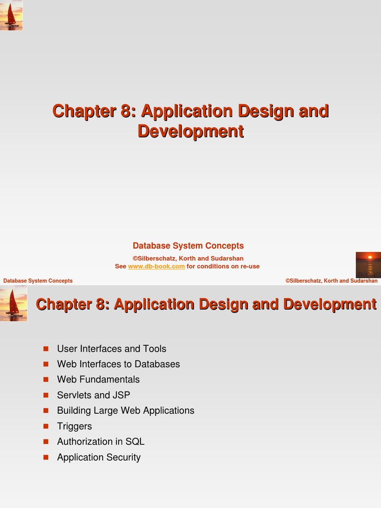 Chapter 8: Application Design and Development | PDF