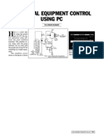 Electrical Equipment Control Using PC