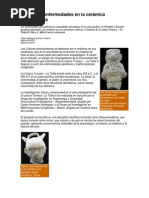 Huellas de enfermedades en la cerámica prehispánica