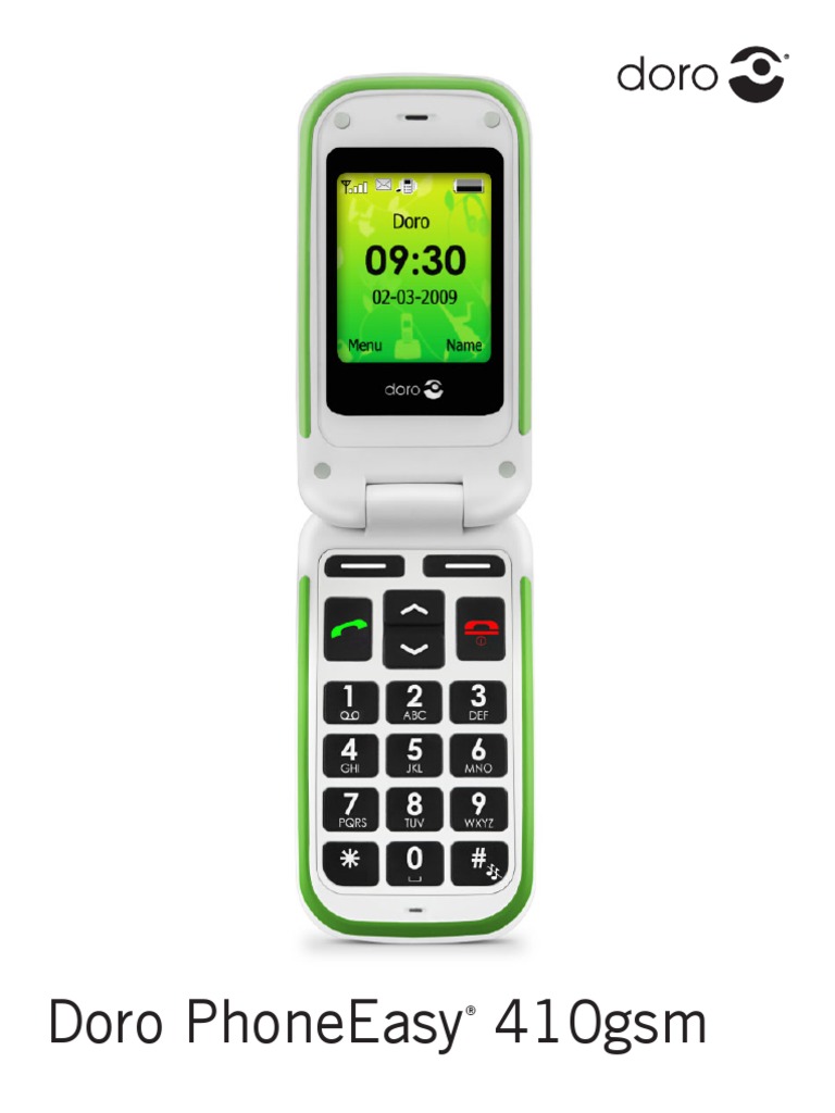 Doro Phone Easy 410gsm manual Carte SIM Service de messages courts